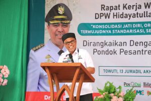 Rakerwil Hidayatullah Sulsel, Bupati Luwu Timur Budiman Paparkan Program 1 Miliar 1 Desa dan 1 Hafidz 1 Desa