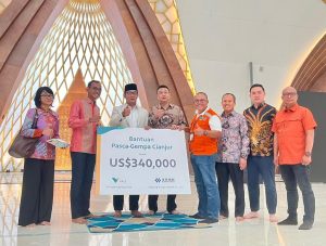 PT Vale Indonesia Bersama Huayou Serahkan Donasi Rp 5 M Pasca-Gempa Cianjur