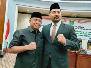 Calon Wakil Bupati Akbar dan Taqwa Paparkan Visi-misi di DPRD Luwu Timur