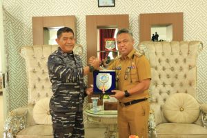 Ditemui Danlantamal VI Makassar, Bupati Luwu Timur: Insya Allah Bawa Kebaikan
