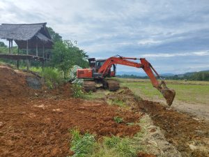 PT CLM Bantu Petani Dusun Kawasule, Bangun Jalan dan Irigasi