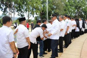 Halal Bihalal Pasca Lebaran di Kantor Bupati, Budiman Ingatkan ASN Jangan Flexing