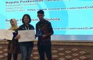 Puskemas Mahalona Sabet Juara I Nasional Video Testimoni Imunisasi Suntikan Ganda