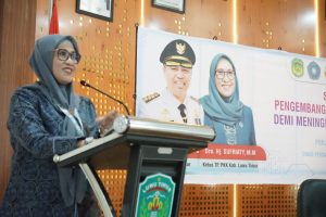 Sufriaty Minta Ini ke Anggota PKK Saat Sosialisasi Pengembangan Kehidupan Berkoperasi