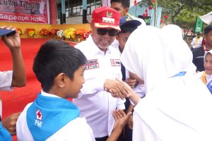 Bupati Budiman Apel HUT Palang Merah Indonesia ke-78