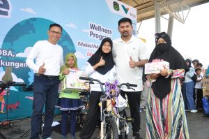 Wakil Bupati Akbar Meriahkan Fun Bike dan Fun Walk Sorowako