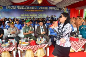 Lomba Nyanyi di HUT Korpri ke-52 Luwu Timur