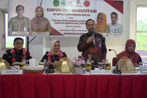 Tim Survei Re-Akreditasi LAPKLIN Kunjungi Puskesmas Malili