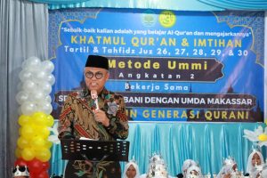 Pesan Bupati Budiman Pada Khatmul Quran dan Imtihan SDIT Insan Rabbani