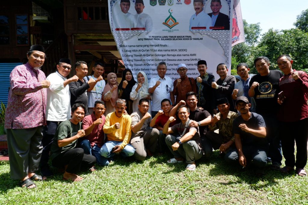 Kafilah Luwu Timur Juara 5 Umum pada MTQ XXXIII Sulsel di Takalar