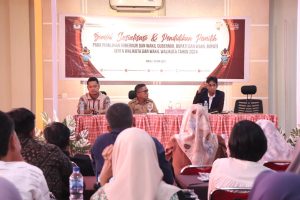 Ketua Bawaslu Luwu Timur Pawennari Ingatkan Peningkatan Partisipasi Pemilih Kerja Gotong Royong