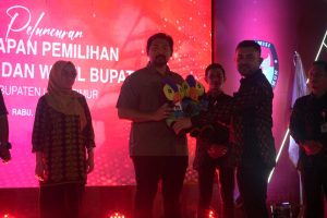 Peluncuran Tahapan Pemilihan Bupati dan Wabup Luwu Timur, Wabup Akbar: Mari Dukung KPU