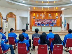 Ketua KNPI Luwu Timur Ibriansyah Irawan Pimpin Rapat Kerja Sesaat Setelah Dilantik