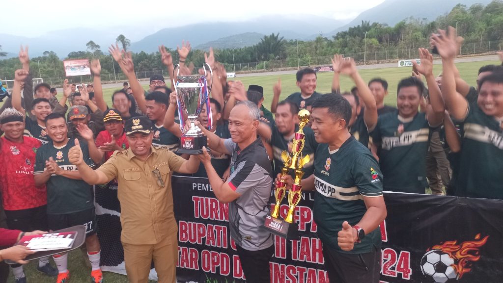 Satpol PP Luwu Timur Juara Bupati Cup VII