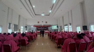 Sosialisasi Pendidikan Pemilih, KPU Luwu Timur Ingatkan Bhayangkari Hati-hati Main Medsos