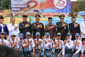 Ketua DPRD Aripin Hadiri Puncak HUT Bhayangkara ke-78 di Polres Luwu Timur