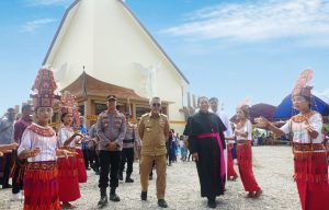 Resmikan Gereja Pusat Katolik, Bupati Budiman: Bukti Semangat Toleransi dan Kerukunan