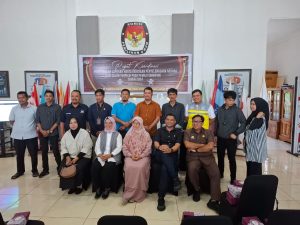 Sekwan DPRD Aswan Aziz Rakor Bareng KPU Luwu Timur