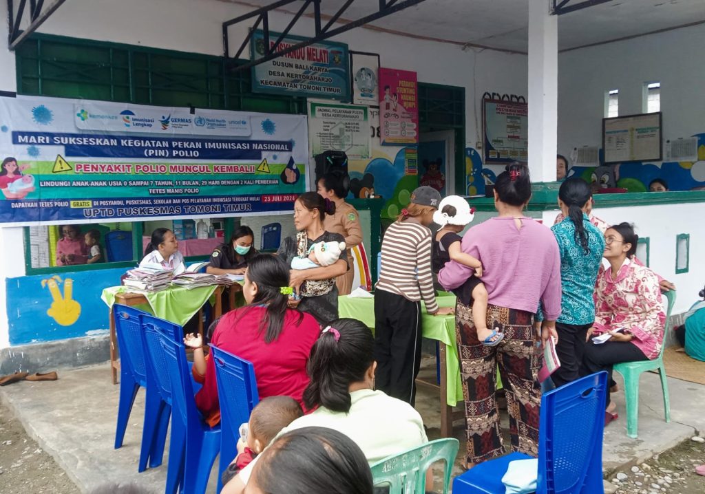 Pencanangan PIN Polio 2024 di Tomoni Timur: Upaya Penting Melindungi Anak dari Polio