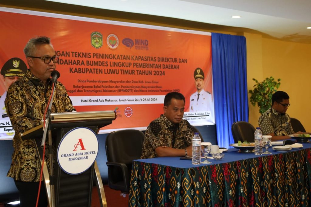 Bupati Budiman Bimtek Peningkatan Kapasitas Direktur dan Bendahara BUMDes