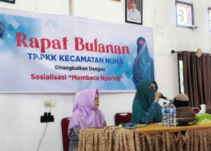 PKK Nuha Sosialisasi Membaca Nyaring