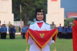 Yuk Lebih Kenal Qaila Aulia Ramadhani, Pembawa Baki Penurunan Bendera HUT RI ke 79 Luwu Timur