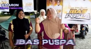 Tak Mau Kalah, Perempuan Pendukung Irwan-Puspa Bentuk Relawan Mama Romantis ‘Maron’