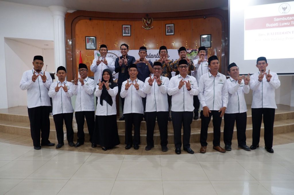 Susunan Pengurus Badan Wakaf Indonesia Luwu Timur