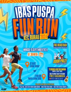 Yuk Ramaikan Fun Run “IBAS-Puspa” di Burau, Door Prizenya Menarik