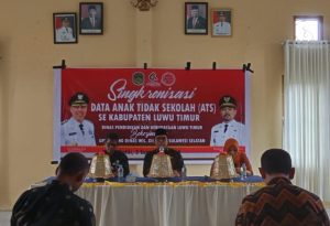 Disdik Luwu Timur dan UPT Cabdis Wilayah XII Sinkronkan Data ATS