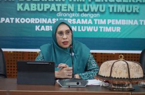 Ketua PKK Luwu Timur Sufriaty Budiman: Mari Bekerja dengan Baik