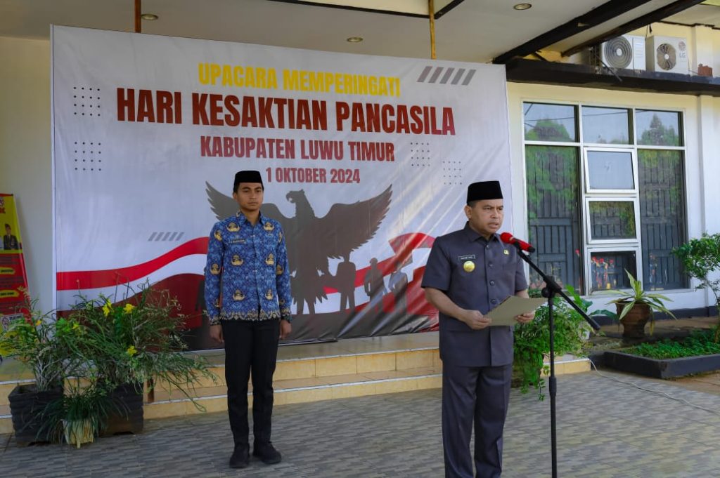 Pegawai Luwu Timur Peringati Hari Kesaktian Pancasila, Pjs Bupati Jayadi Nas Irup
