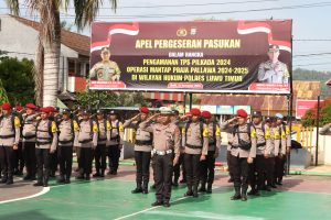 Polres Luwu Timur Turunkan 352 Personel Amankan Pemungutan Suara Pilkada 2024