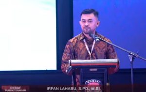 Debat Pamungkas, Ketua KPU Luwu Timur Kutip Falsafah Orang Bugis Sipakatau Sipakainge Sipakalebbi