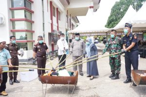 Harisah Suharjo Ikut Musnahkan Barang Bukti Tindak Pidana Umum di Kejari Luwu Timur