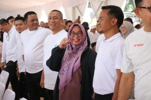 Gladi di Monas, Bupati dan Wabup Luwu Timur Tampil Kompak