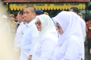 Diguyur Hujan, IBAS-Puspa Semangat Ikuti Gladi Jelang Pelantikan