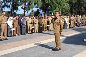 Cerita Apel Pagi: Saat Bupati Luwu Timur Bersikap Adil Ikut Panas-panasan, Tak Rela Hanya Staf yang Terjemur