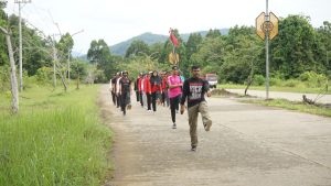Satpol PP Luwu Timur Latihan Defile Jelang Apel Gelar Pasukan Provinsi