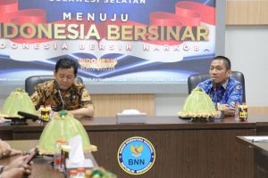 Bertemu BNNP Sulsel,  Bupati Luwu Timur Bahas Pembentukan BNK Kabupaten