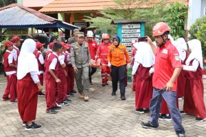 BPBD Luwu Timur Simulasi Bencana di Sekolah, Masjid dan Anjungan Wewangriu