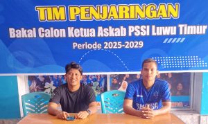 Nihil Calon Ketua PSSI Luwu Timur yang Mendaftar di Hari Pertama