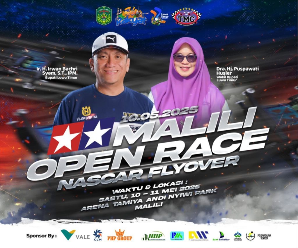 Event Tamiya Malili Open Race Nascar Fly Over 2025 Meriahkan HUT ke-22 Luwu Timur