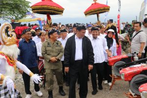 Mentan, Gubernur Sulsel dan Bupati Luwu Timur Panen Raya di Margomulyo