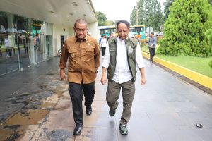 Bupati dan Wabup Luwu Timur Bahas Pengelolaan Kawasan Hutan Produktif Bareng Menteri Kehutanan RI