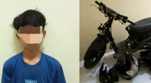 Baru 13 Tahun Sudah Nekat Curi Motor Akhirnya Ditangkap Anggota Polsek Wotu