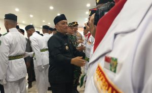 FOTO: Paskibra HUT RI ke-80 di Luwu Timur Dikukuhkan