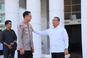 Kapolres Luwu Timur AKBP Ario Putranto Temui Bupati Irwan Bahas Kebijakan Pembatasan Jam Malam