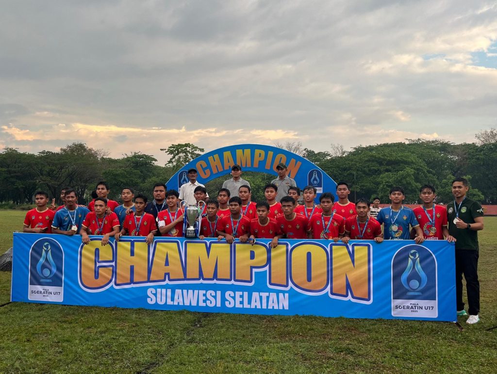 Perslutim Runner Up, Bangau Putra Juara Piala Soeratin U-17 Sulsel