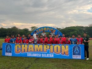 Perslutim Runner Up, Bangau Putra Juara Piala Soeratin U-17 Sulsel
